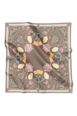 LILY COTTON VOILE - BROWN